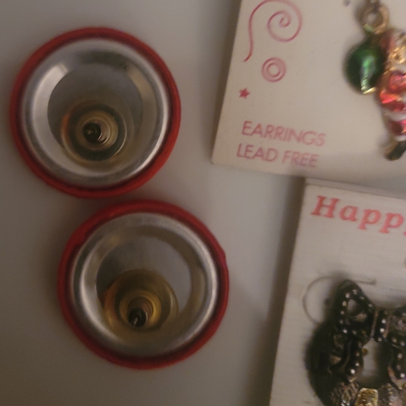 Lot of vintage "Christmas" earrings - Picture 4 of 10